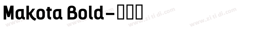 Makota Bold字体转换